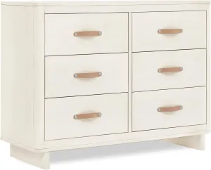 Delta Children babyGap Skye 6 Drawer Dresser with Interlocking Drawers Greenguard Gold Certified, Antique White