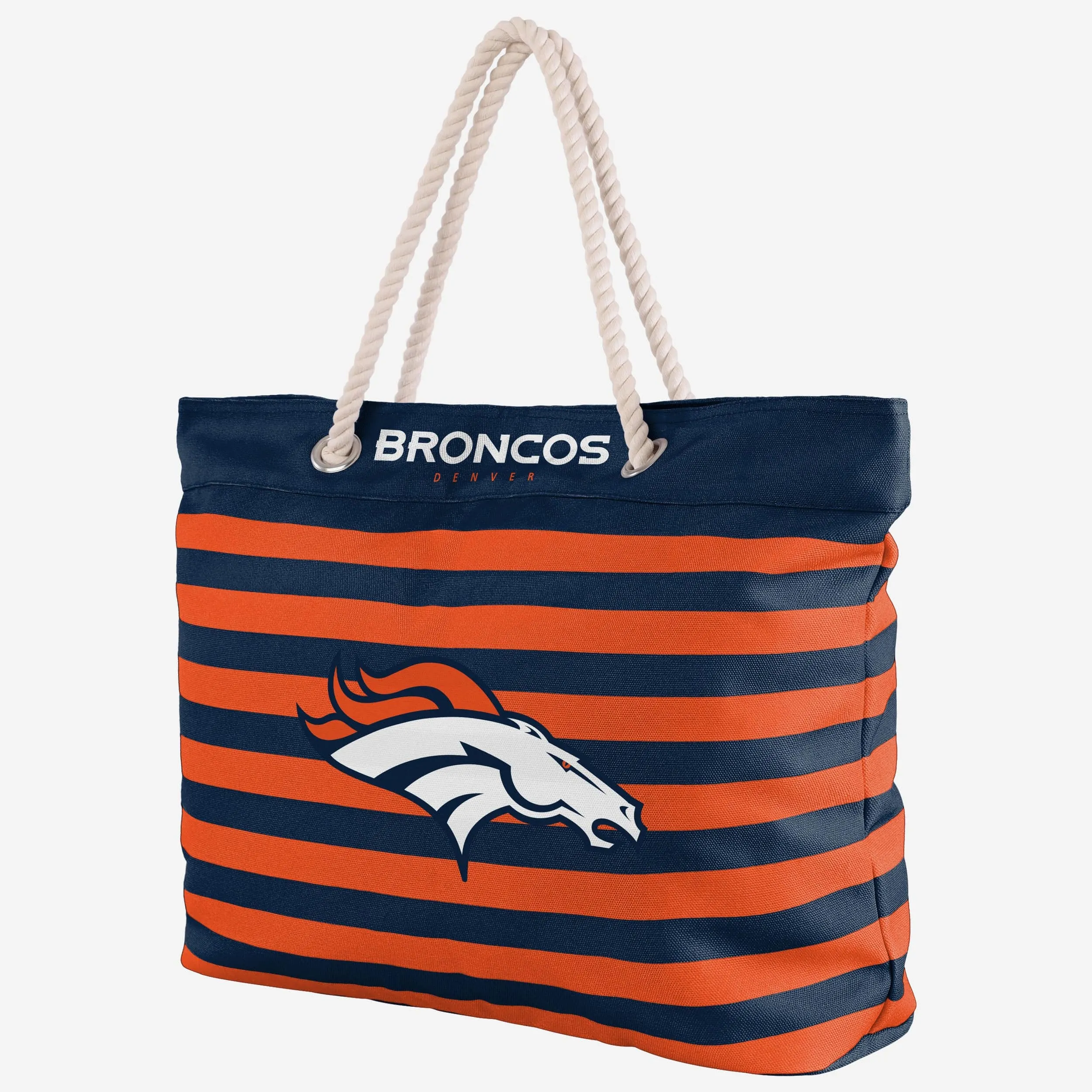 Denver Broncos Nautical Stripe Tote
