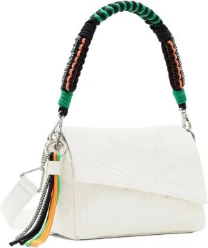 Desigual Accessories Fabric Hand Bag, White