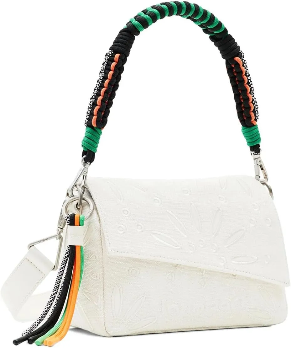 Desigual Accessories Fabric Hand Bag, White