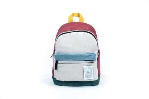 DIME BAGS Naturals | The Mystic | 100% Nepali Hemp Mini Travel Backpack (Boho Cream)