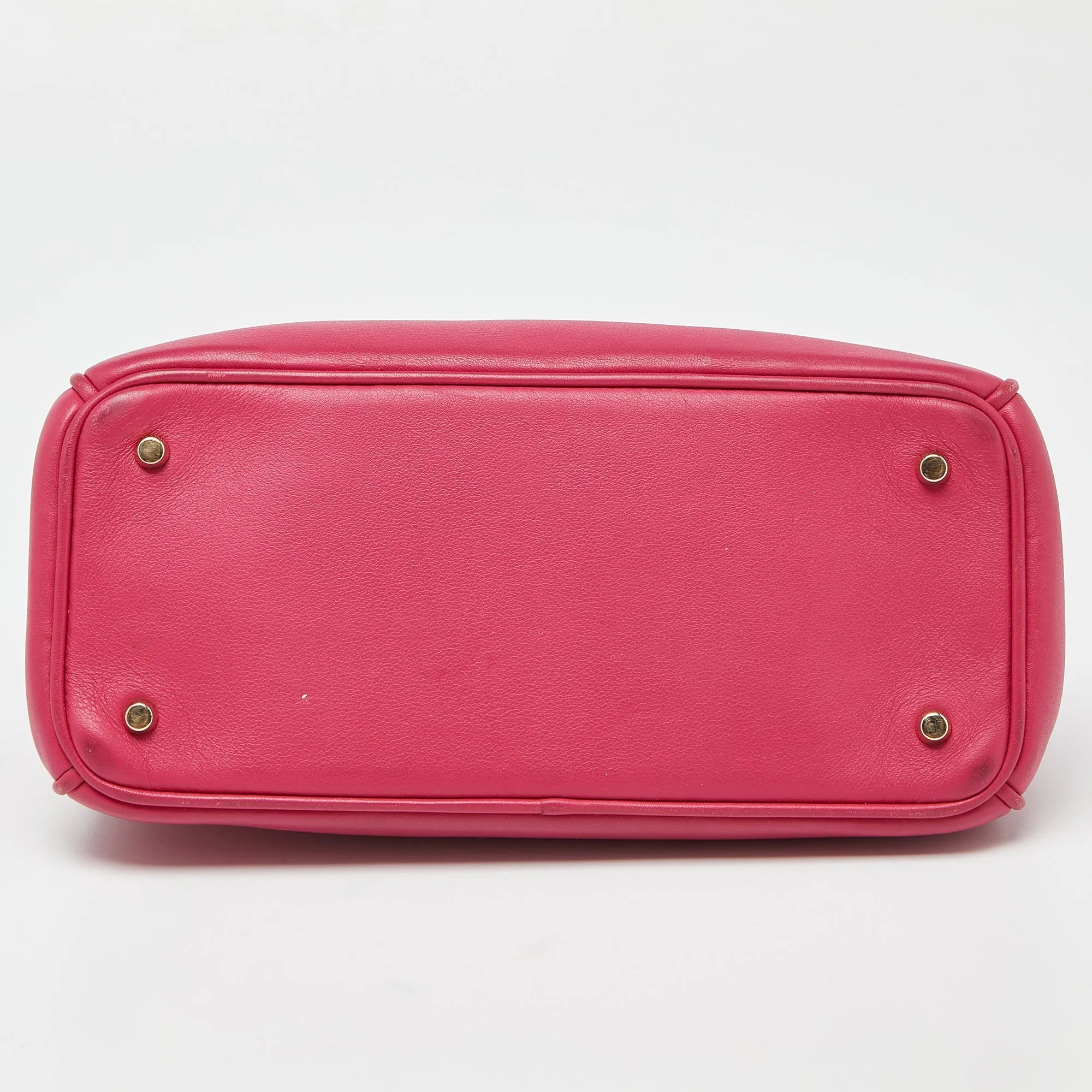 DIOR Fuchsia Leather Mini issimo Tote