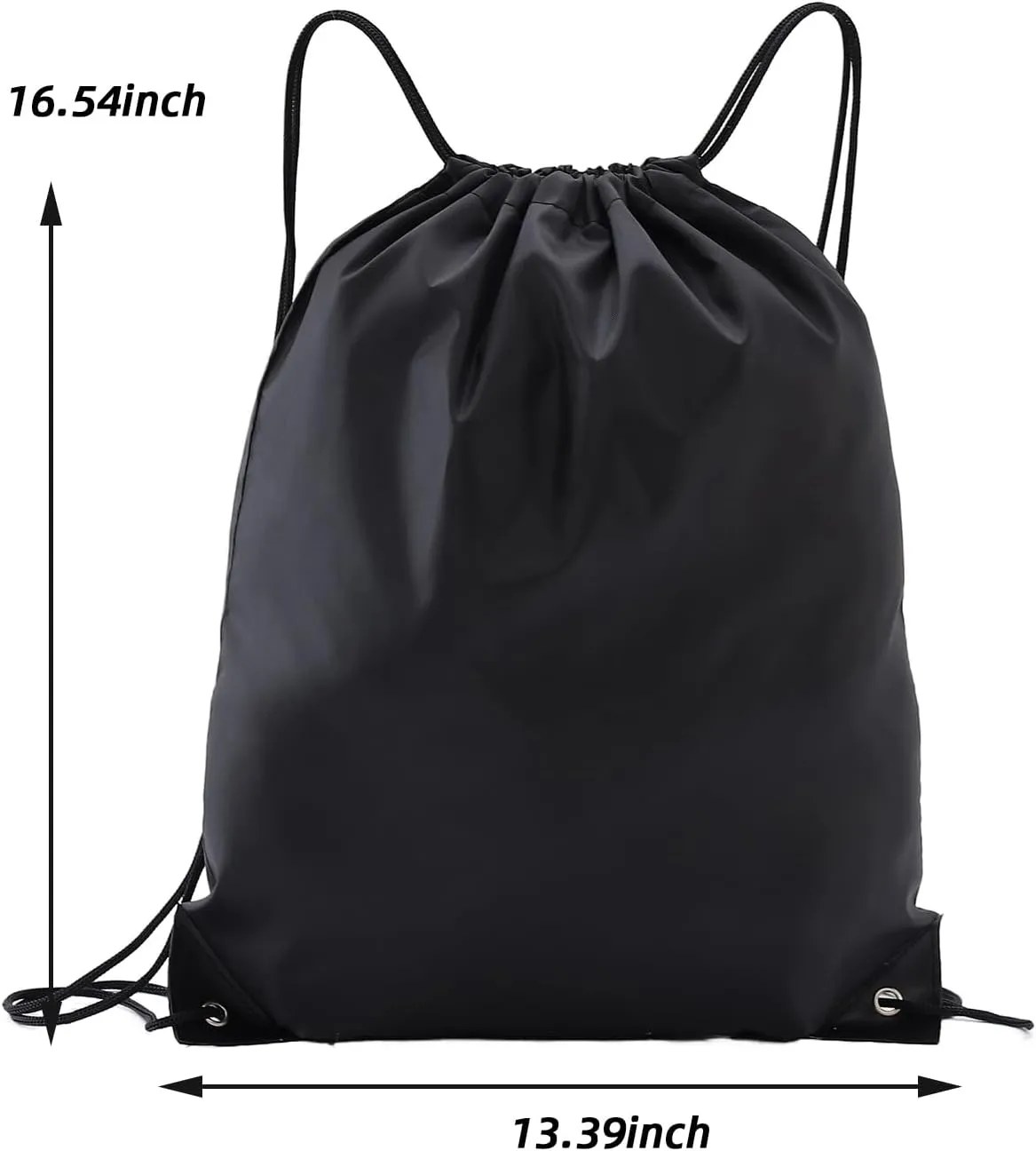 drawstring backpack, Drawstring Bags Bulk,20 Pcs Draw String Bags, Cinch Bag,essential for gym travel, unisex, loose and portable (20, Black)