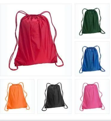 Drawstring Backpacks Sport Cinch Bags - LARGE - By Piece