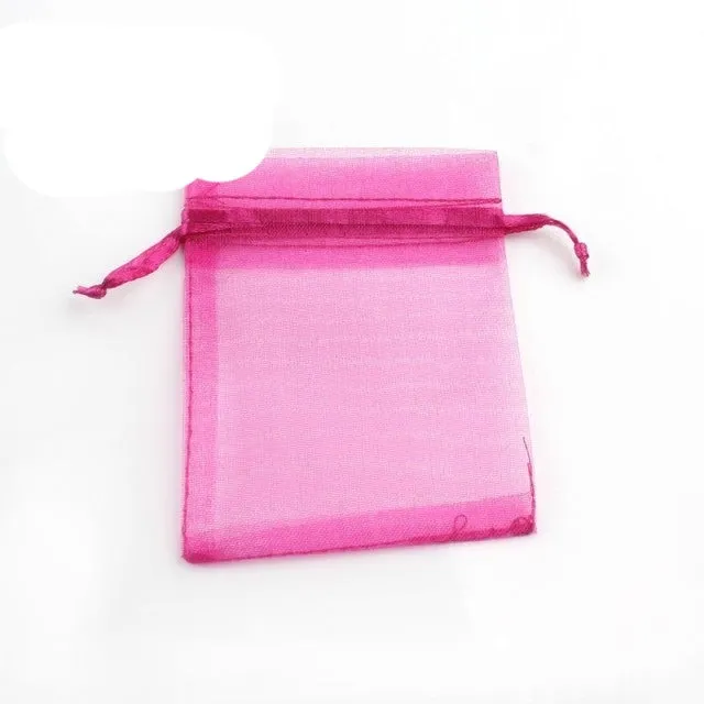 Drawstring Organza Bags Jewelry Packaging Bags Candy Wedding Bags Wholesale Gifts Pouches