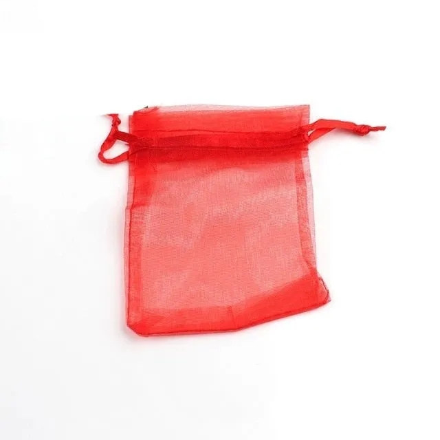 Drawstring Organza Bags Jewelry Packaging Bags Candy Wedding Bags Wholesale Gifts Pouches