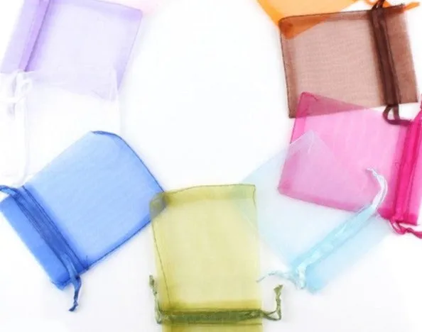 Drawstring Organza Bags Jewelry Packaging Bags Candy Wedding Bags Wholesale Gifts Pouches
