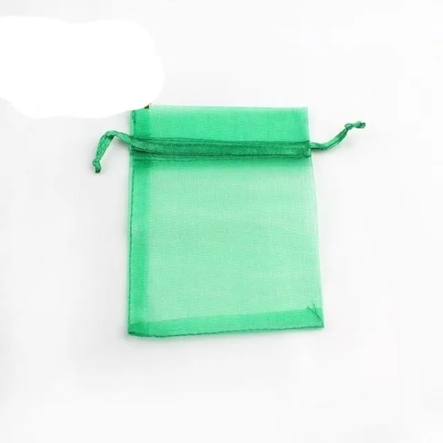 Drawstring Organza Bags Jewelry Packaging Bags Candy Wedding Bags Wholesale Gifts Pouches