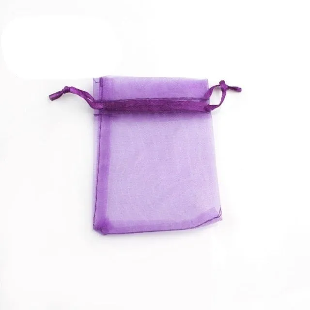 Drawstring Organza Bags Jewelry Packaging Bags Candy Wedding Bags Wholesale Gifts Pouches