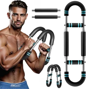 EAST MOUNT Twister Arm Trainer 20-110lb Adjustable Chest Workout Equipment for Men Women Portable Spring Resistance Muscle Builder Strength Training for Arms Chest Shoulders for Home Gym Fitness