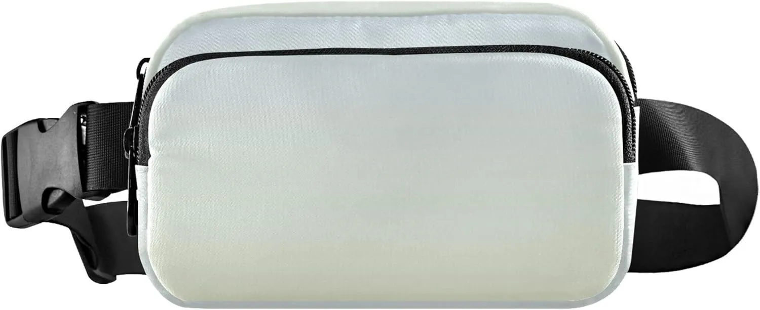 Elegant Blue Light Goldenrod Yellow Gradient Women Fanny Pack Hip Bag Belt Purse Waterproof Bright Crossbody Waist Bag