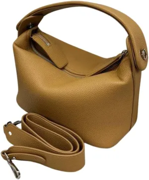 Elegant Italian Leather Handbag – Timeless Sophistication