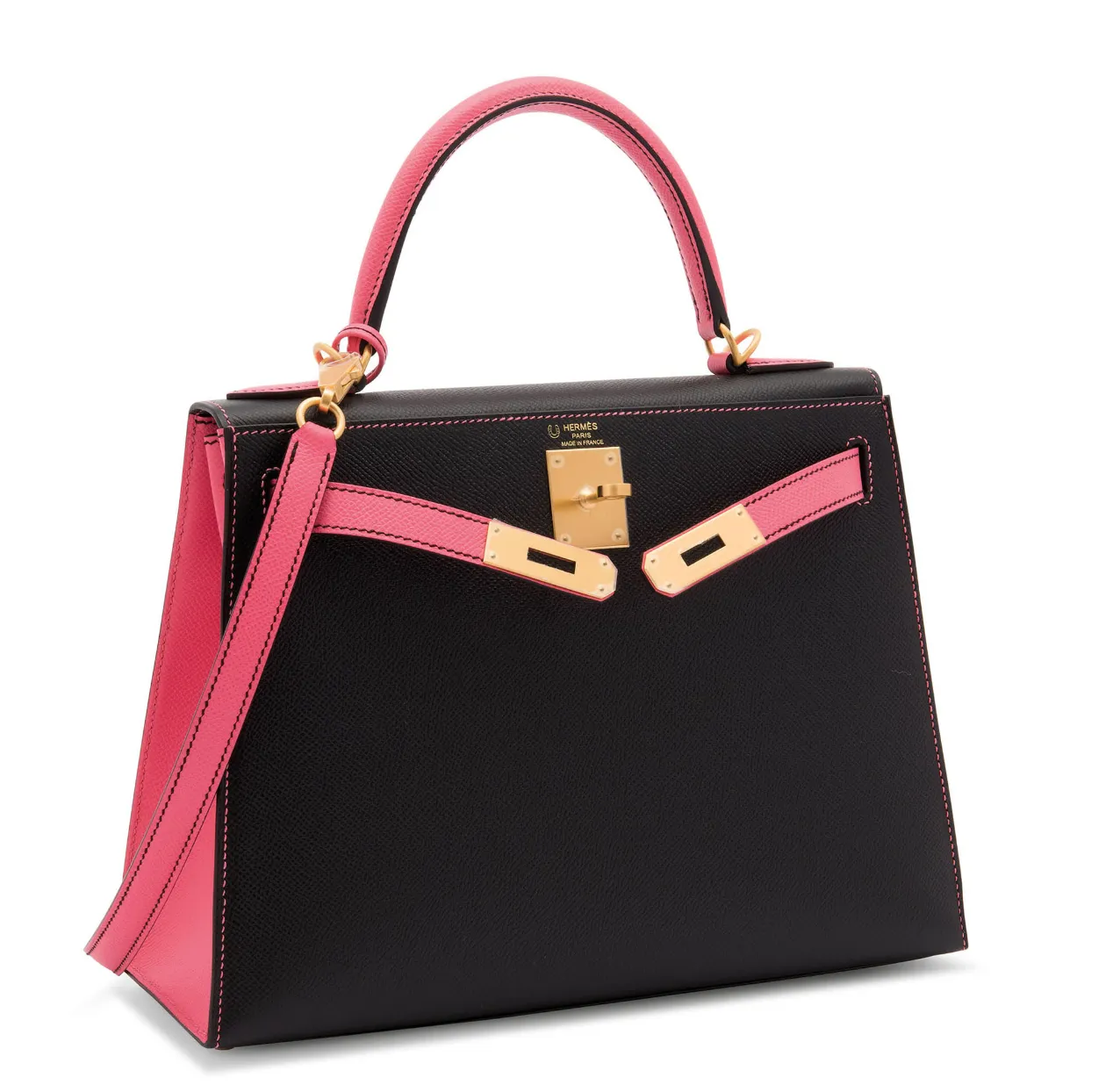Elegant Structured Leather Handbag