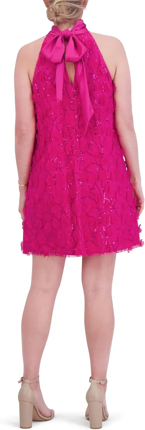 Eliza J Women's Sleeveless Halter Neck Mini Dress