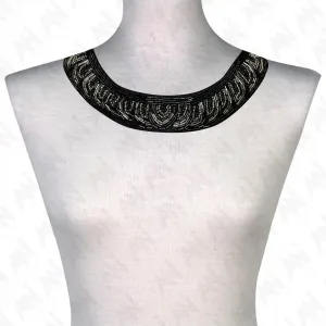 Embellished Beaded Neckline