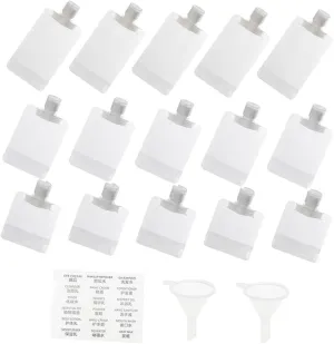 Essential Oils Bag Kit 18pcs Travel Squeeze Bags Refillable Emulsion Storage Pouches Compact and Easy to Use