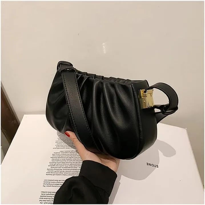 Fashion Cloud Bag,Women's Pleated Underarm Bag,2023 Autumn New Gift Shoulder Bags Personalized Handbag Purses