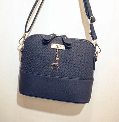 Fashion Shell Women Messenger Bags High Cross body Bag PU Leather Mini Female Shoulder Bag Z-151