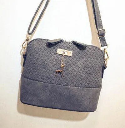 Fashion Shell Women Messenger Bags High Cross body Bag PU Leather Mini Female Shoulder Bag Z-151