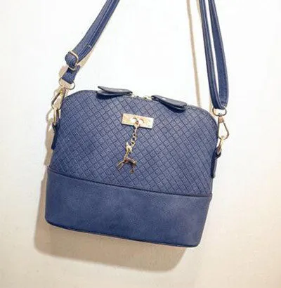 Fashion Shell Women Messenger Bags High Cross body Bag PU Leather Mini Female Shoulder Bag Z-151