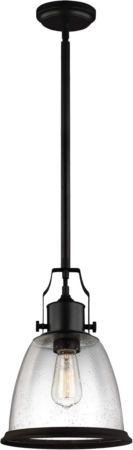 Feiss Lighting-Hobson-Pendant 1 Light in Transitional Style-9.5 Inch Wide by 14.13 Inch High-Oil Rubbed Bronze Finish