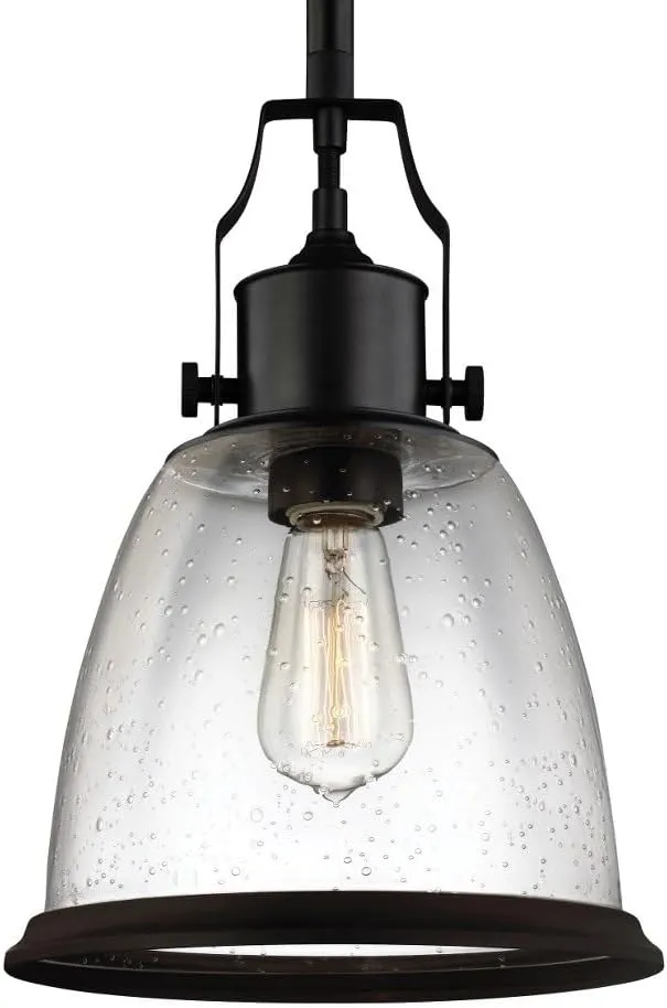 Feiss Lighting-Hobson-Pendant 1 Light in Transitional Style-9.5 Inch Wide by 14.13 Inch High-Oil Rubbed Bronze Finish