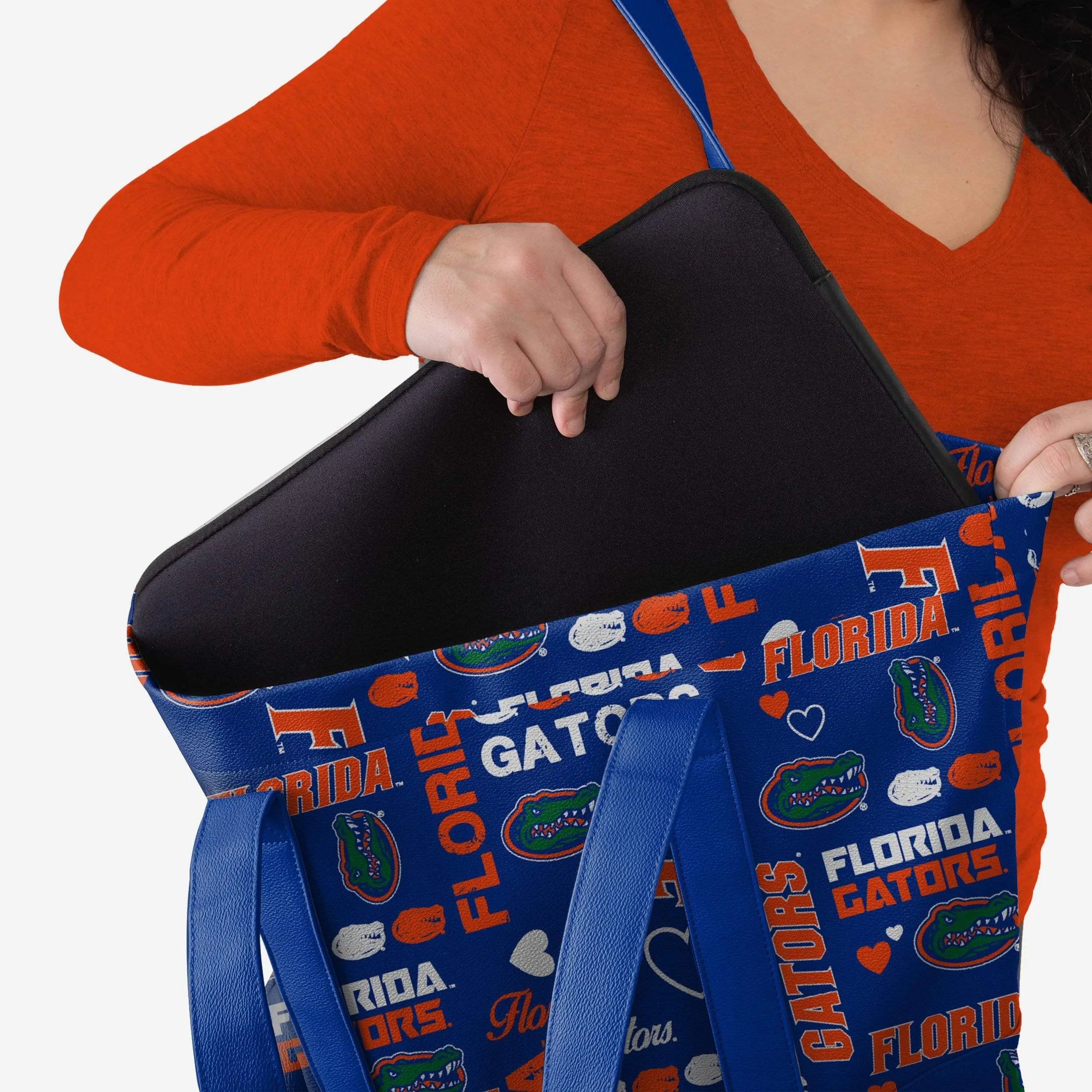 Florida Gators Logo Love Tote Bag