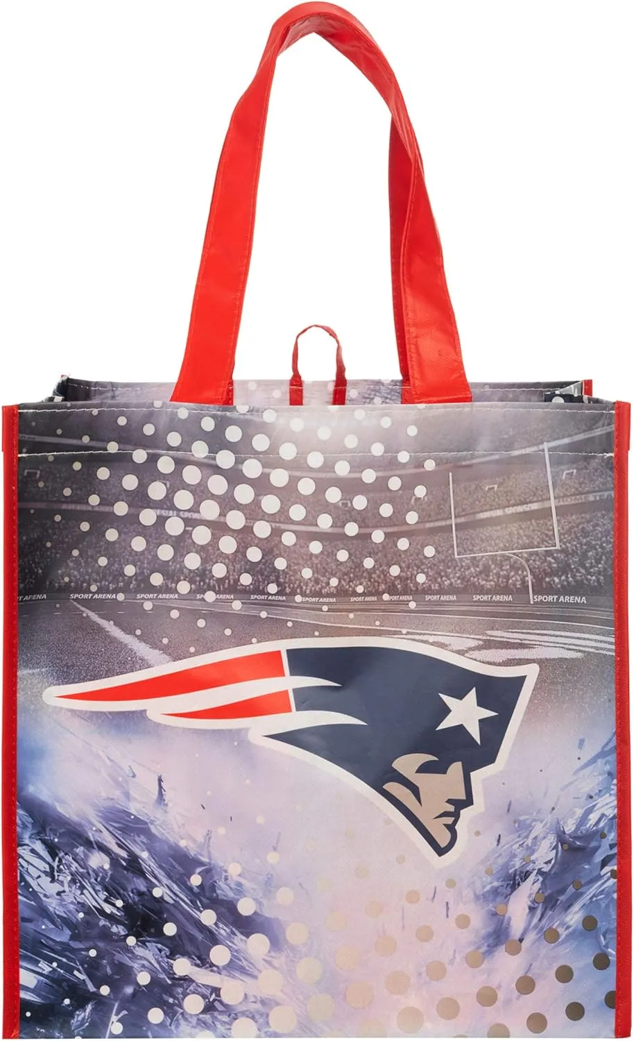 FOCO NFL Team Logo Reusable Grocery Shopping Bags Totes