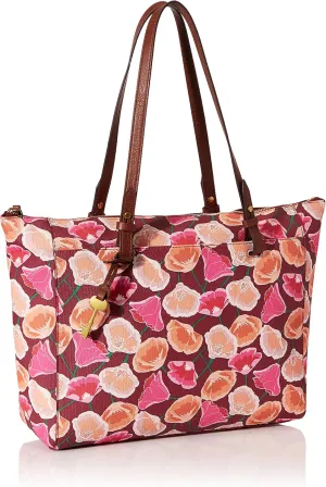 Fossil Women's Leather Tote Handbag