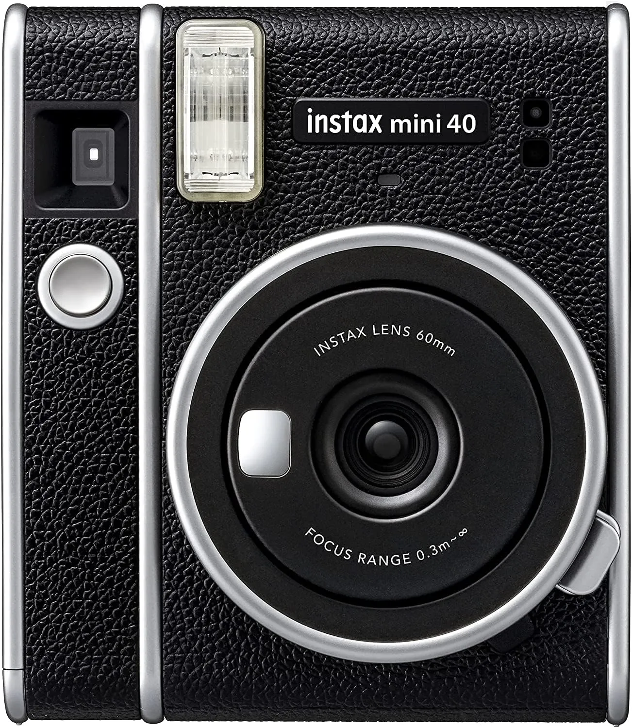 Fujifilm Instax Mini 40 Instant Film Camera with Built-in Selfie Lens, Auto Exposure, Auto Shutter Speed, Easy to Use, Stylish and Classic Design Polaroid Cameras for Pro or Beginners (Renewed)