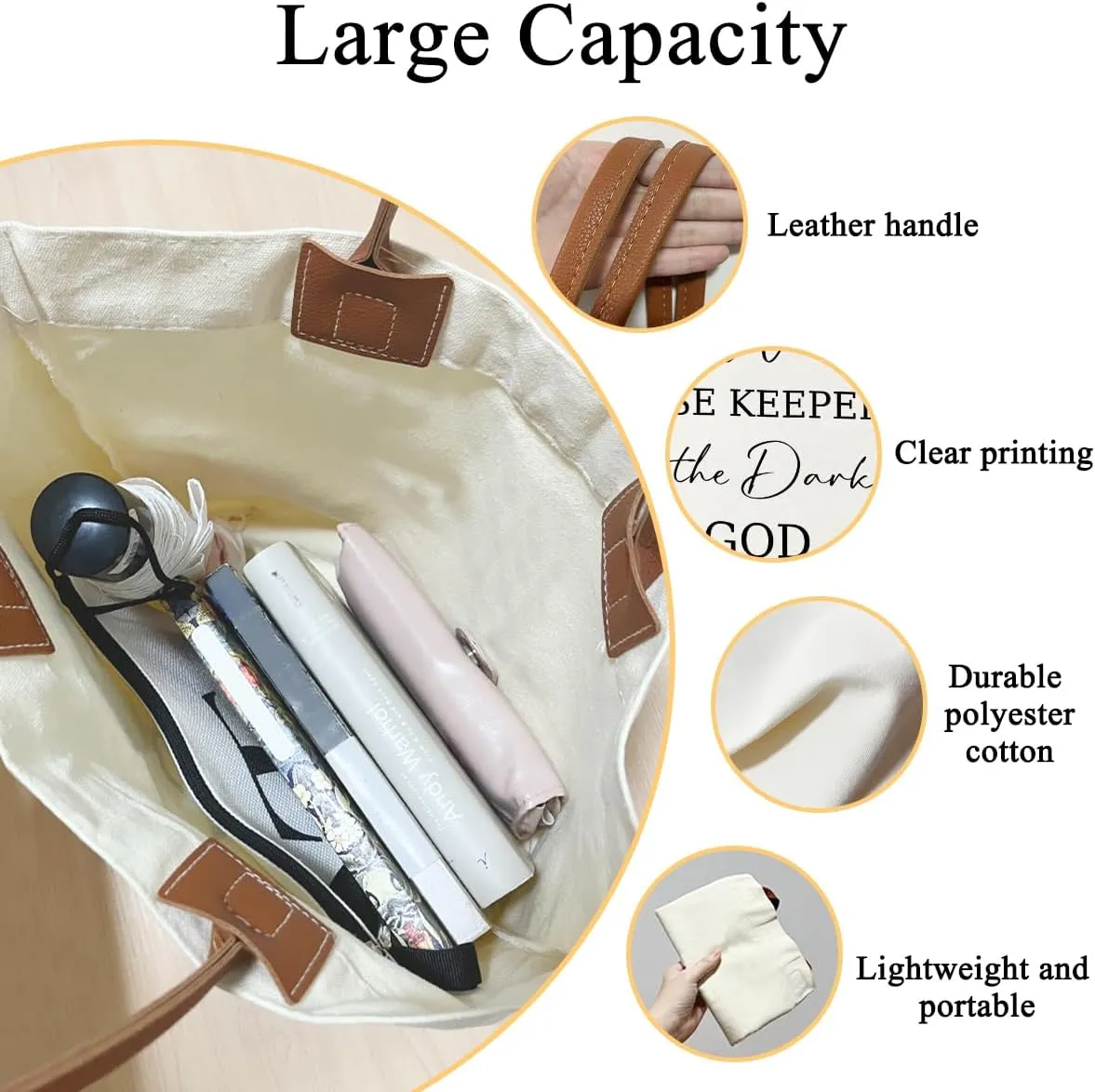 Funny Canvas Tote Bag Aesthetic Bag for Women Reusable Grocery Shopping Bag With Handles Cute Tote Bag