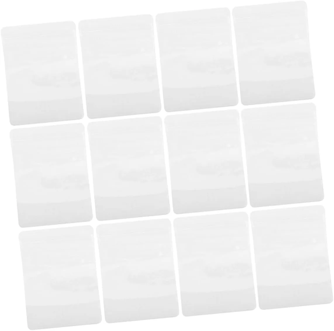 Gadpiparty 200pcs Clear Self Sealing Jewelry Bags Zipper Organizers for Travel Earring and Ring Storage and Water for Crafts and