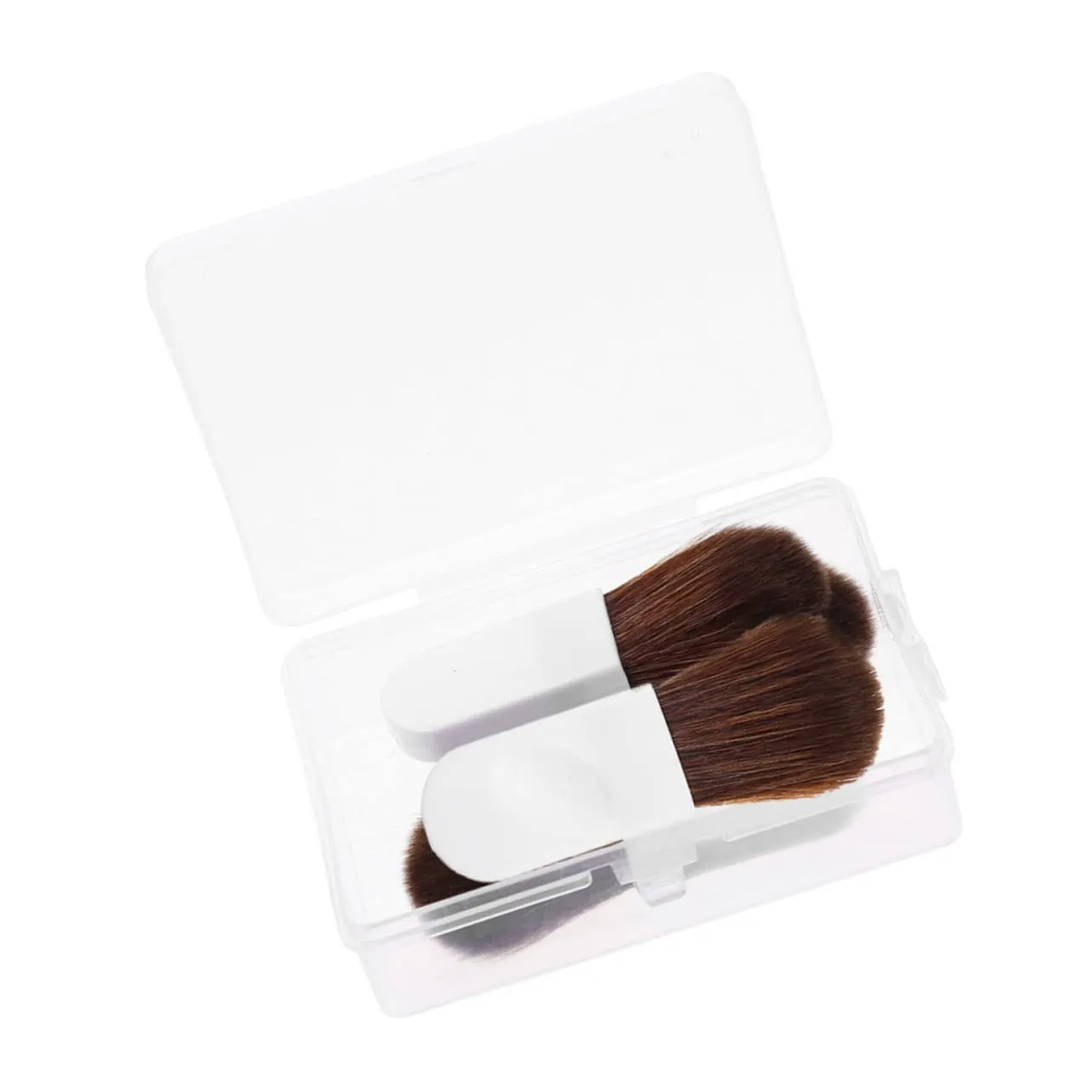 Gatuida 1Set Mini Blush Brush Portable Cosmetic Tools with Handle for Makeup Lovers Professionals present for Compact Blush Brush for Travel