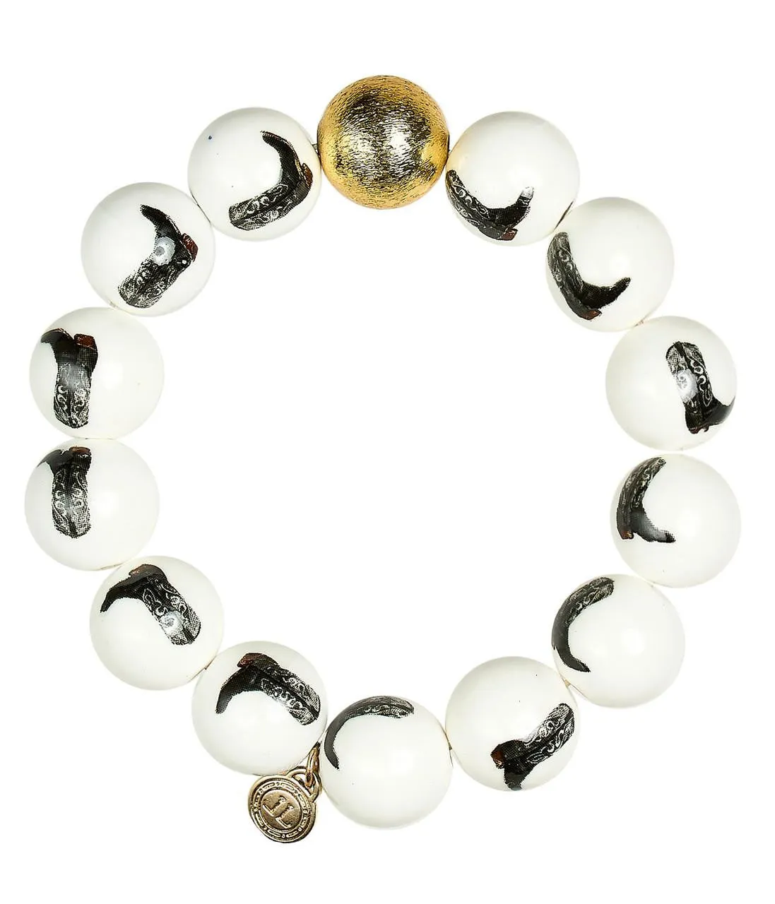 Georgia Cowboy Boot - Red, Black & 14MM - Bracelet Bundle Brooke Wright x Lisi Lerch Collection