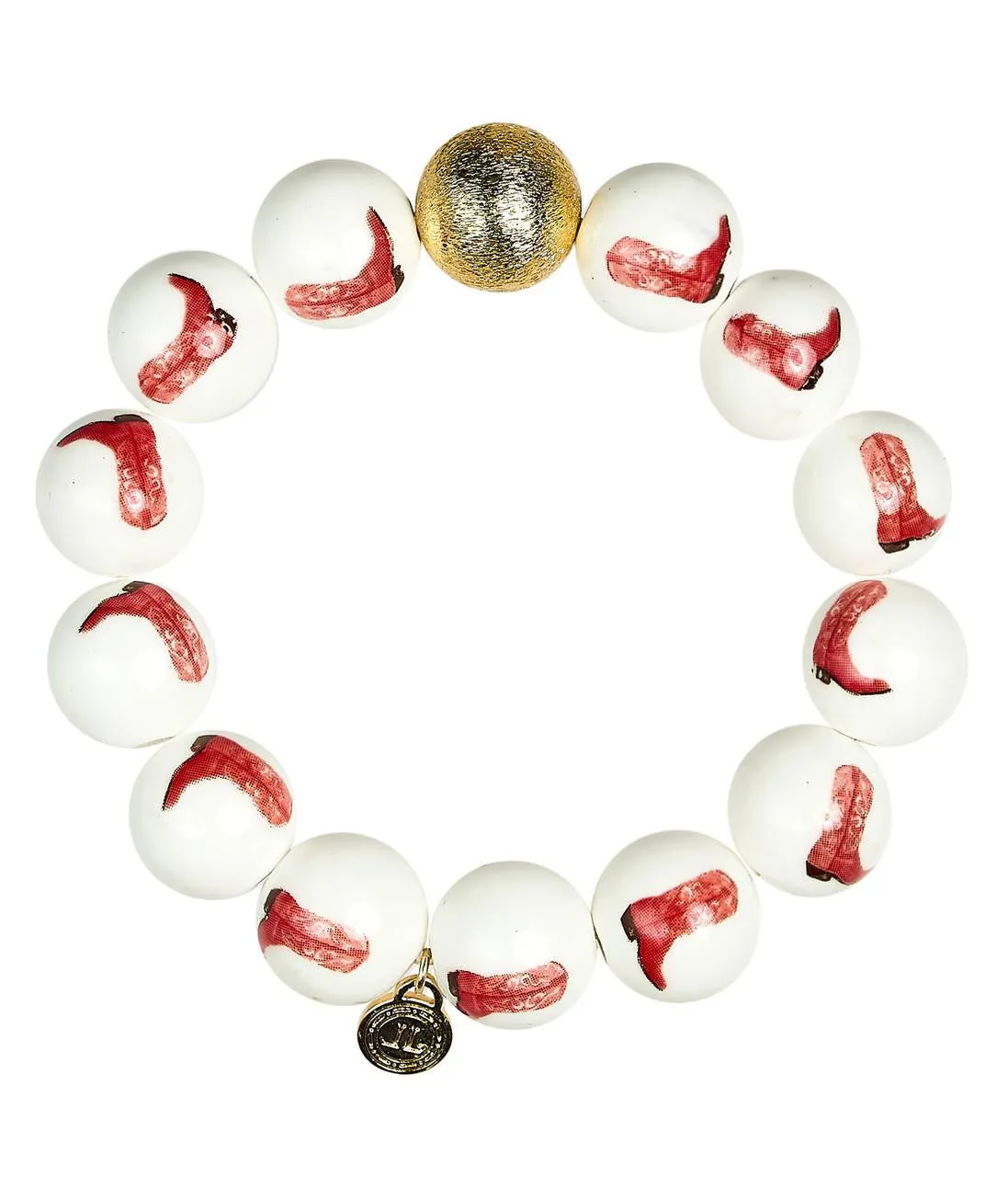 Georgia Cowboy Boot - Red, Black & 14MM - Bracelet Bundle Brooke Wright x Lisi Lerch Collection