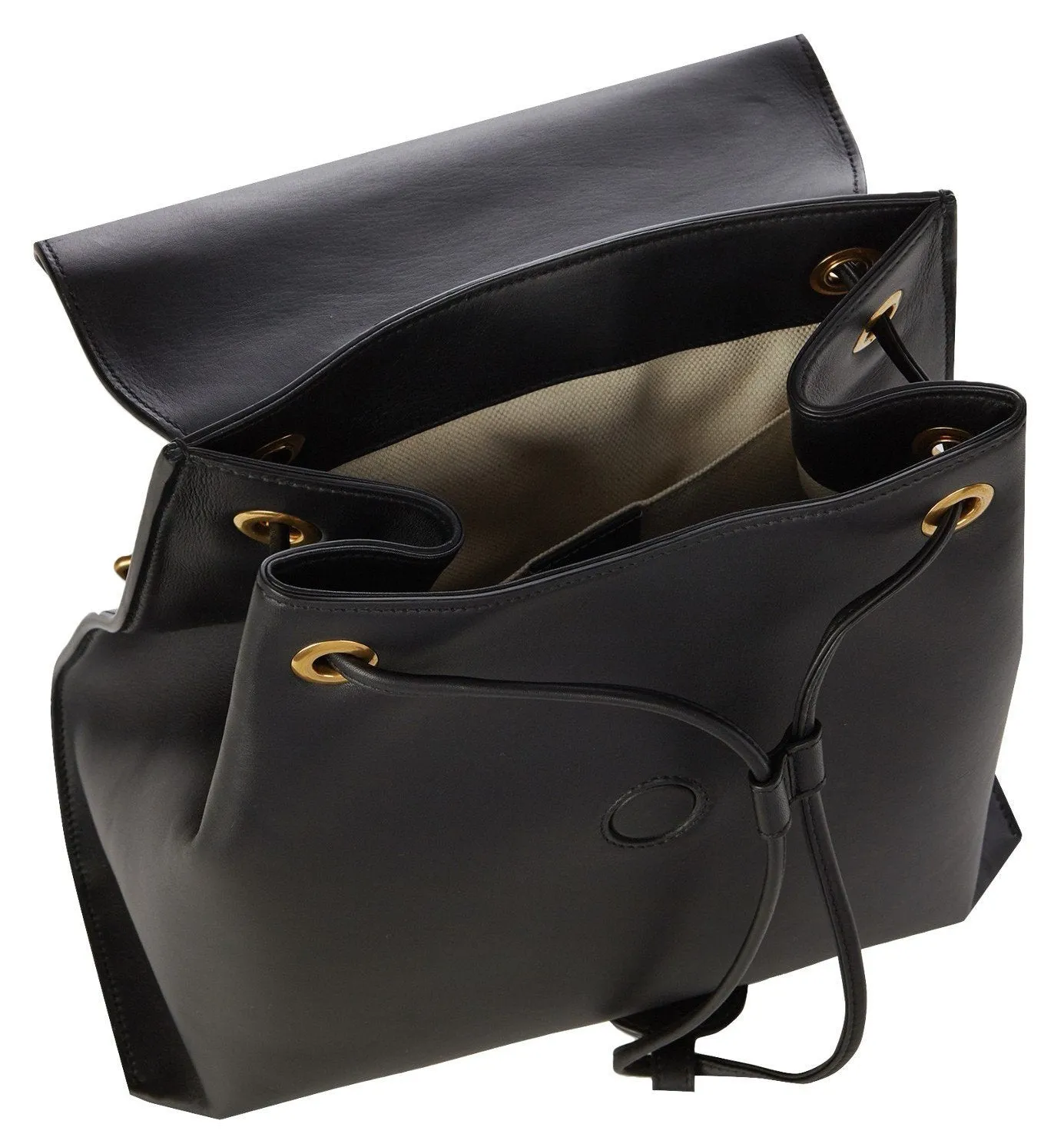 GG Marmont Leather Backpack Black