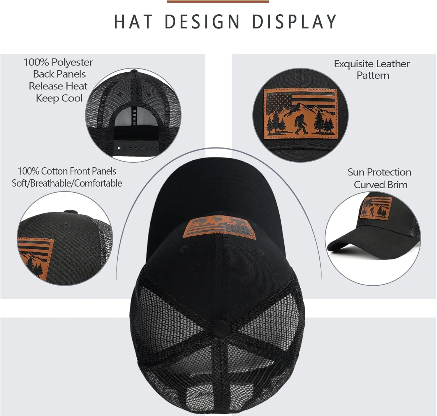 Gifts for Dad Husband Snapback Trucker Hat Baseball Cap Father's Day Christmas Valentine's Day Birthday Gifts