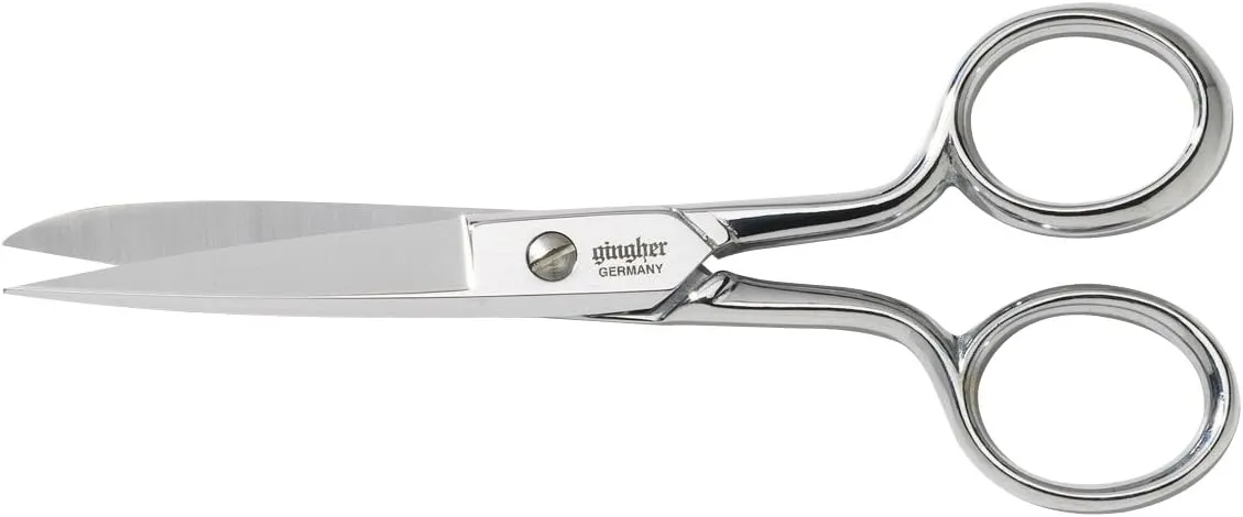Gingher 220280-1001 Sewing Scissors, 5-Inch, Industrial Pack