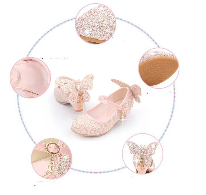 Girl Fashion Sequined  Shoes