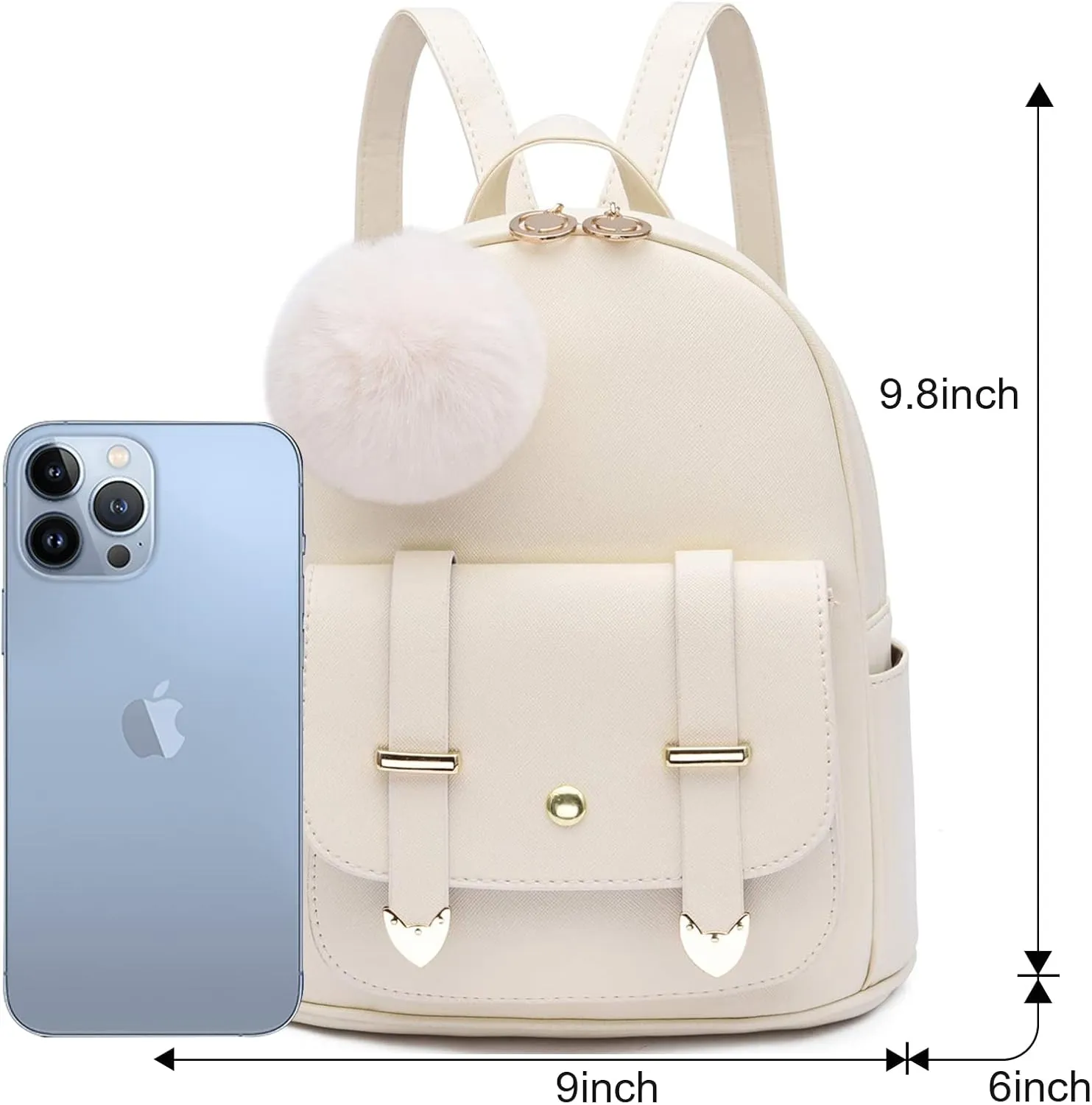 Girls Cute Mini Backpack Purse Kids Backpack Fashion School Bags PU Leather Casual Backpack for Teens Women