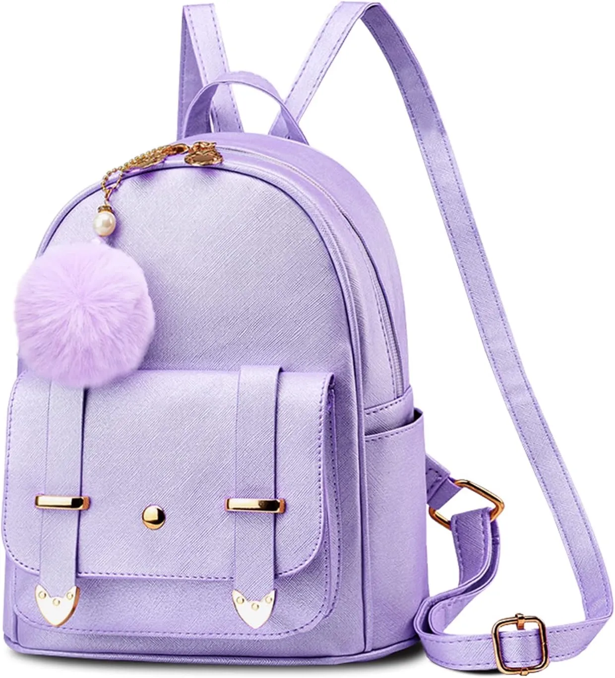 Girls Cute Mini Backpack Purse Kids Backpack Fashion School Bags PU Leather Casual Backpack for Teens Women