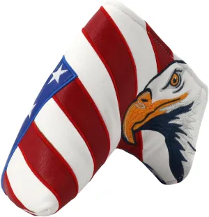 Golf Head Covers Blade Putter Cover Headcover Magnetic Closure Embroidered Fit for Most Brands Scotty Cameron Odyssey Blade Taylormade Ping ect.