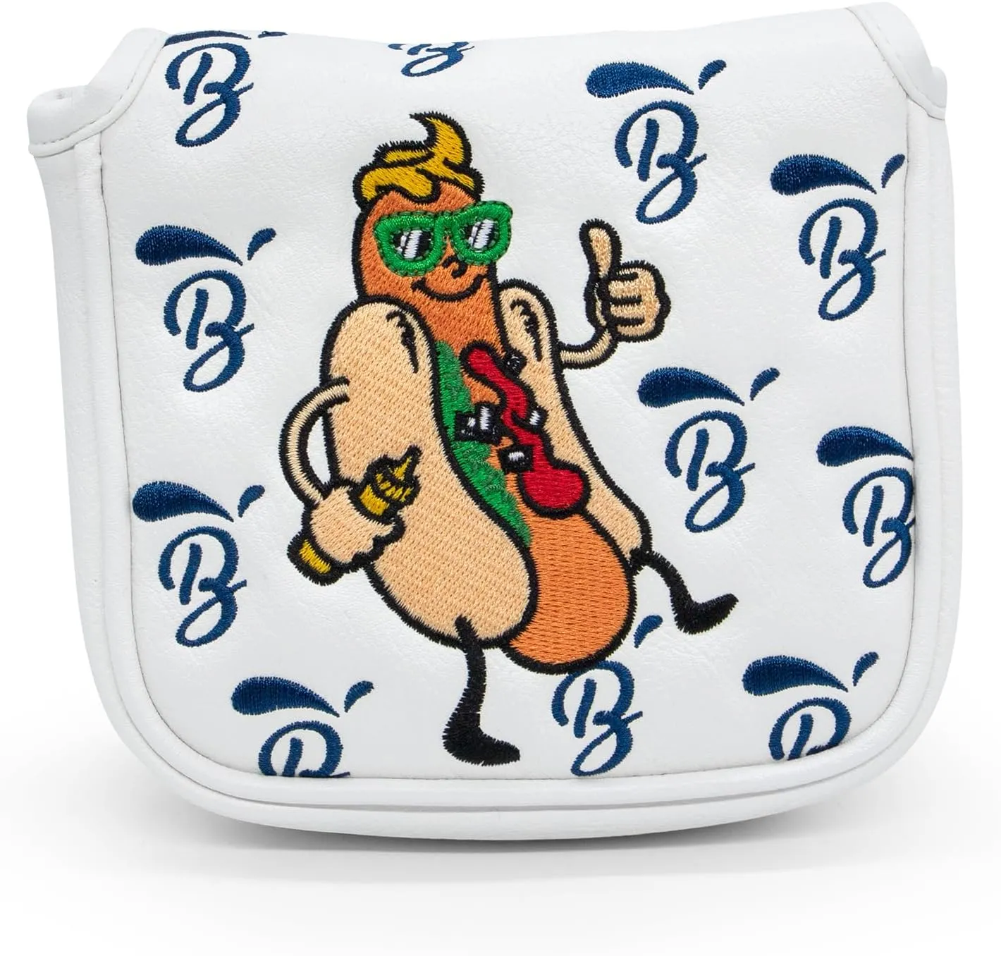 Golf Putter Covers Hotdog Golf Mallet Putter Headcover Blade Putter Covers Leather Golf Headcover with Magnetic Golf Club Covers for Scotty Cameron Taylormade Titleist Odyssey