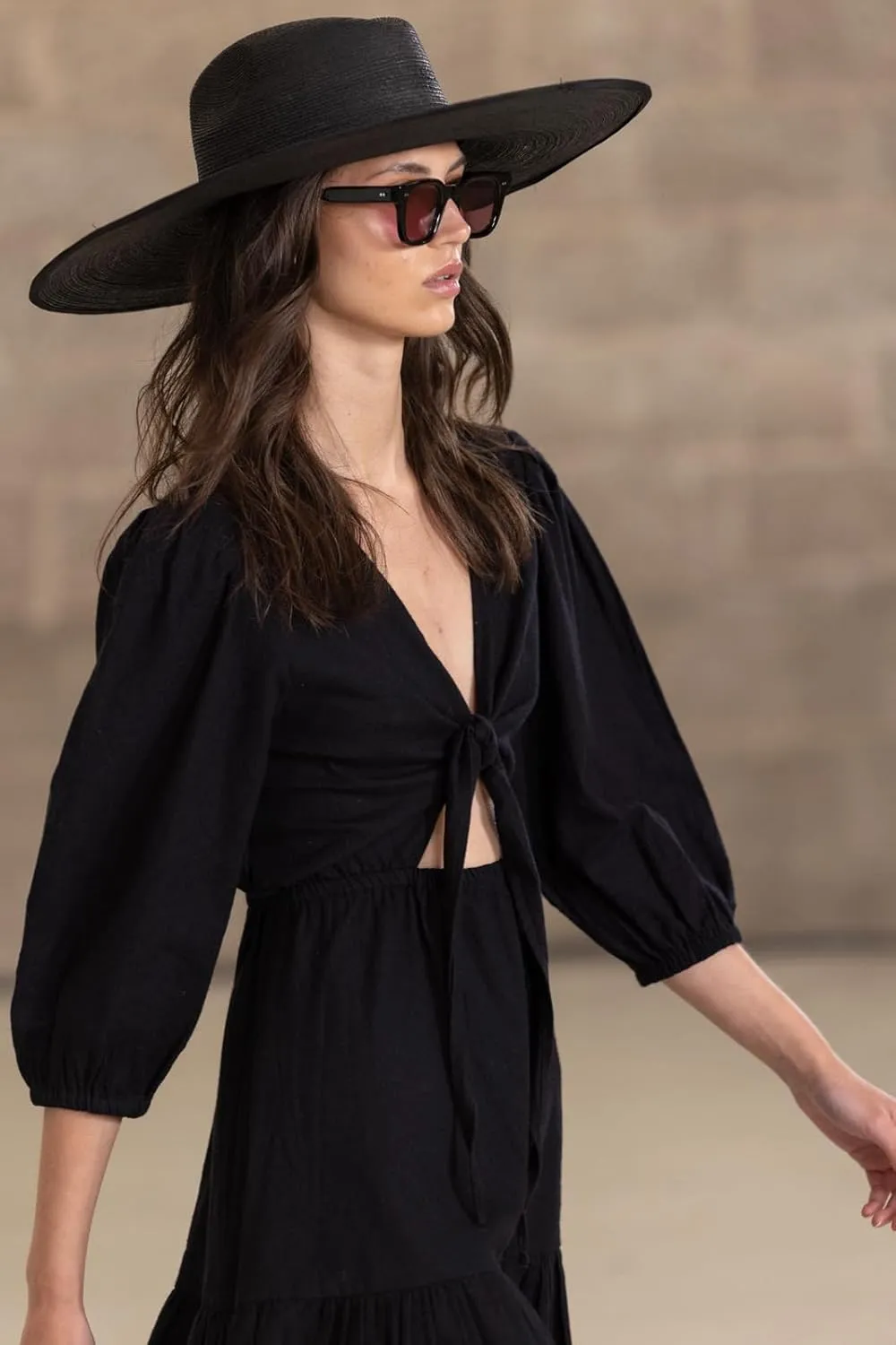 Gottex Beach Life Resort Mini Dress with Front Tie Detail, Swimsuit Coverup for Women, Stylish and Versatile Summer Essential