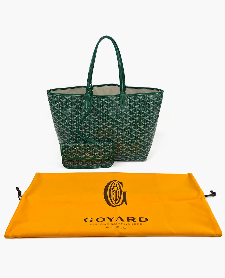 Goyard Saint Louis Tote Goyardine PM Green