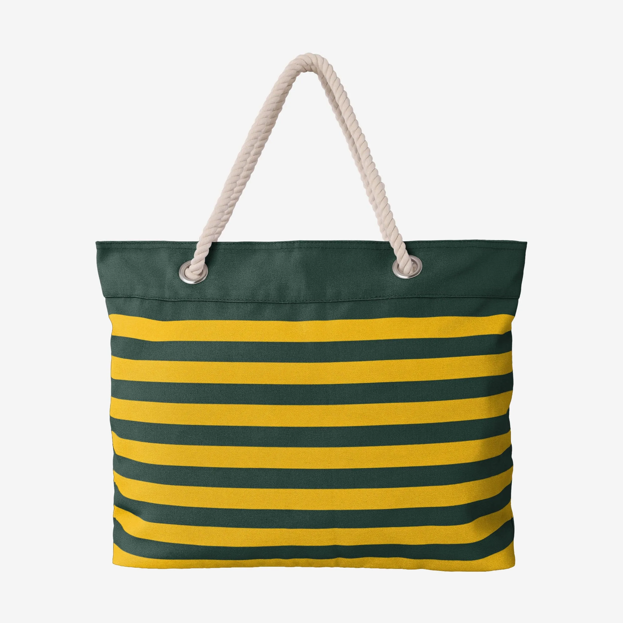 Green Bay Packers Nautical Stripe Tote Bag