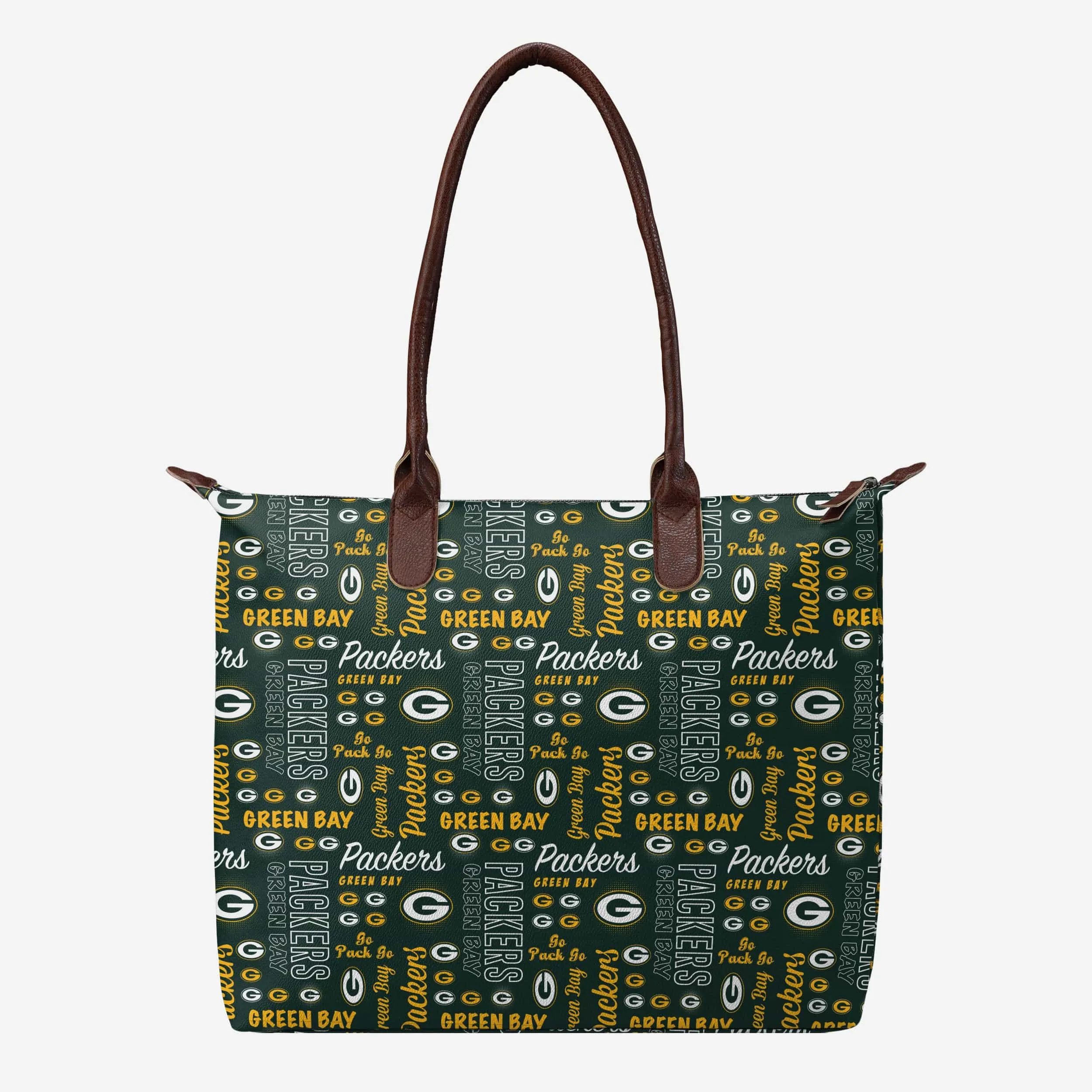 Green Bay Packers Spirited Style Printed Collection Tote Bag