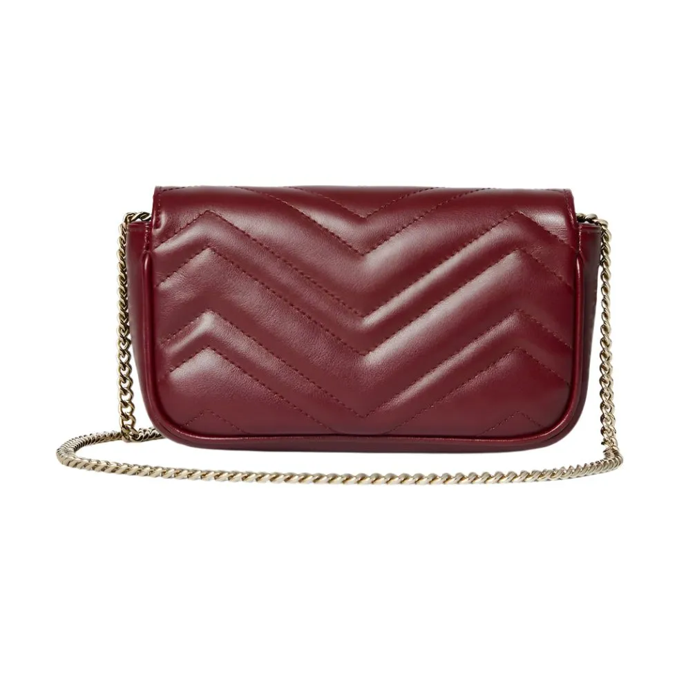 Gucci GG Marmont Super Mini Leather Shoulder Bag