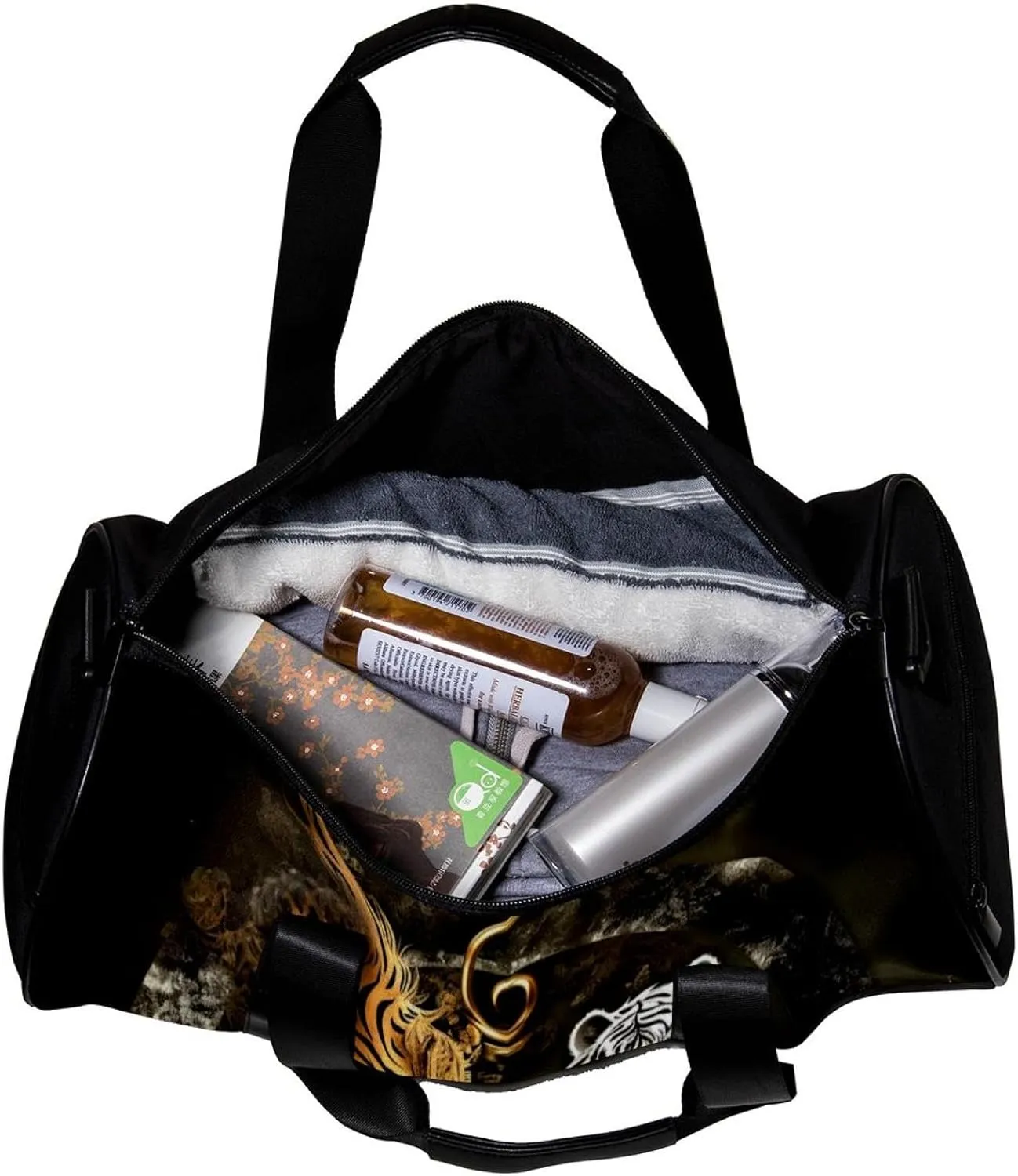 Gym Bags for Men,Travel Duffel Bags for Women,Dragon Tiger Tai Chi Gossip,Workout Bag