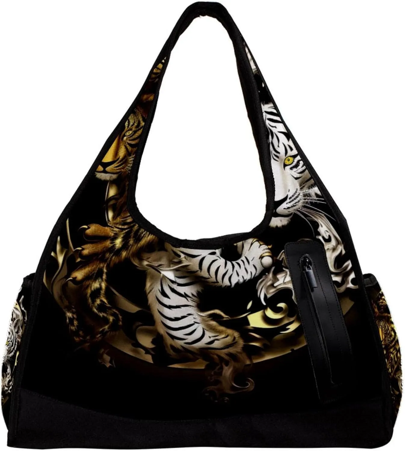 Gym Bags for Men,Travel Duffel Bags for Women,Dragon Tiger Tai Chi Gossip,Workout Bag